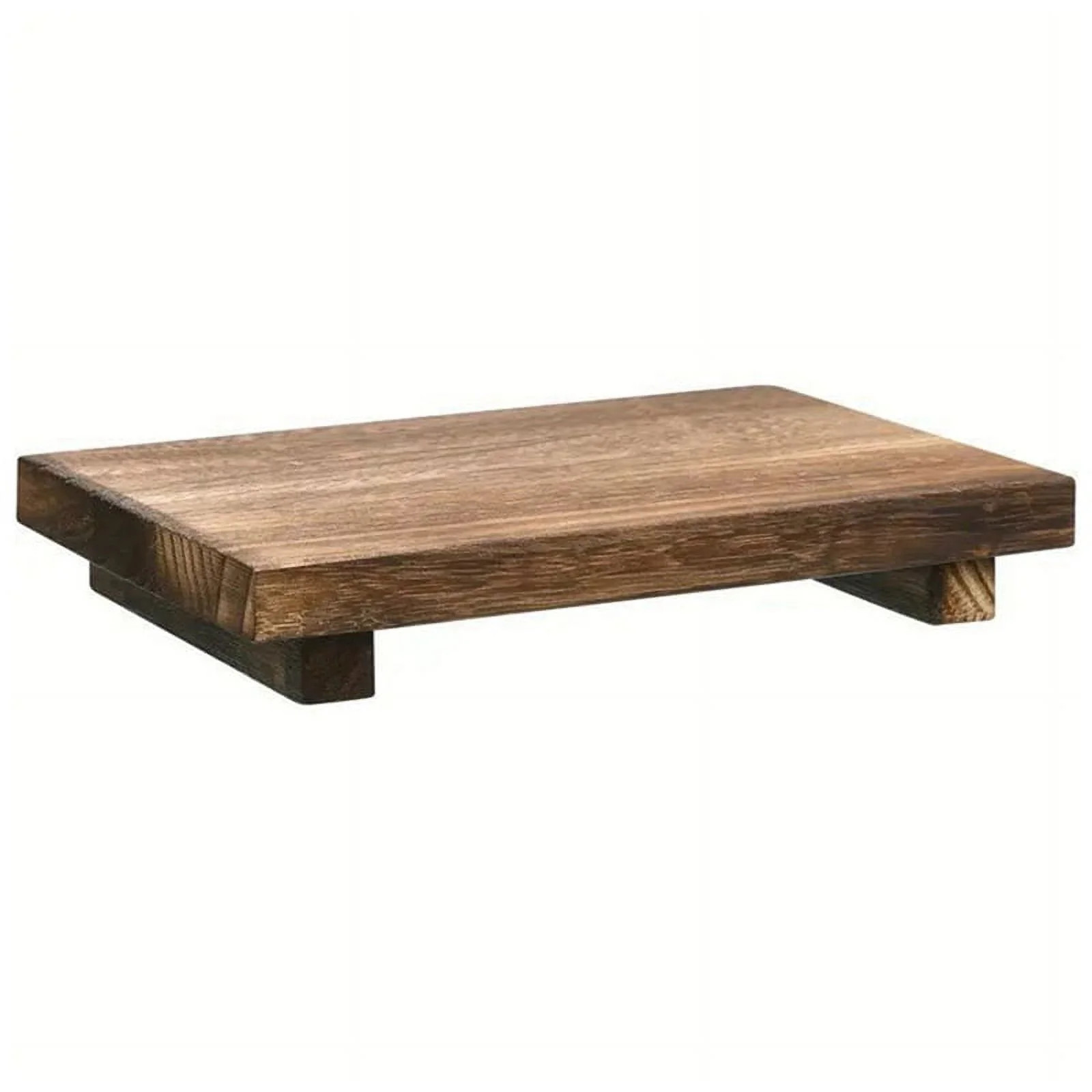 Wood Pedestal Soap Stand Bathroom Kitchen Countertop Tray | Walmart (US)