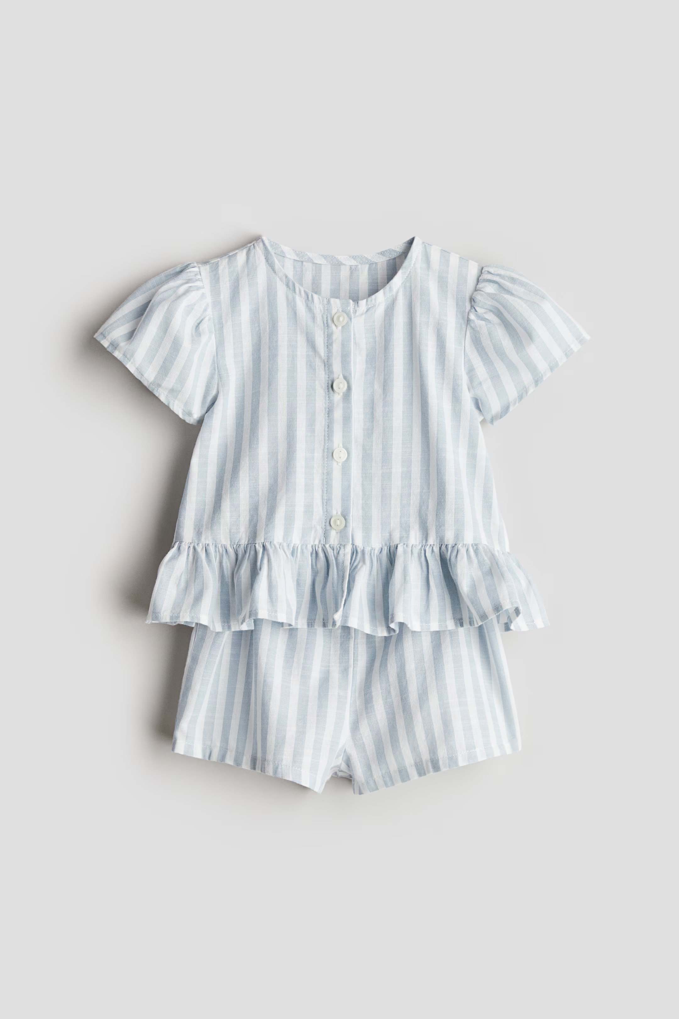 2-Piece Blouse and Shorts Set | H&M (US + CA)