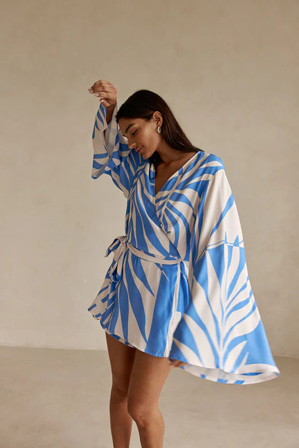 Aleksi Dress - Palm Blue | Sabo Skirt US