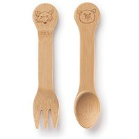 Bambu Sustainable Kids Fork & Spoon - 18m+ | Ethical Superstore