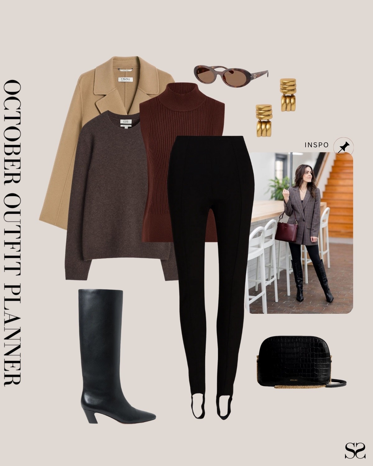 Monthly outfit planner NOVEMBER: Fall outfits | black leggings, chocolate sweater, burgundy sweater tank, camel coat, knee high boot 

#falloutfit #classicstyle #casualstyle #holidayoutfit #LTKstyletip


#LTKHoliday #LTKootd #LTKSeasonal