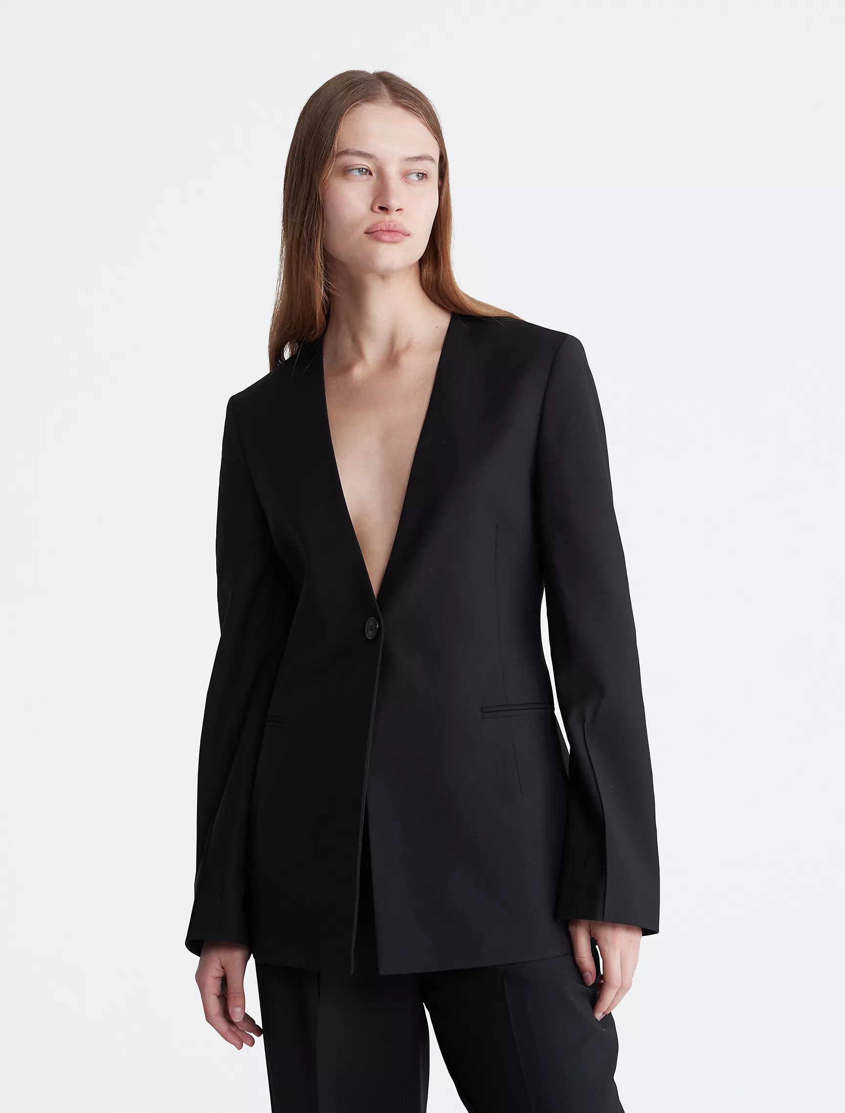 Tailored Single Button Blazer | Calvin Klein | Calvin Klein (US)