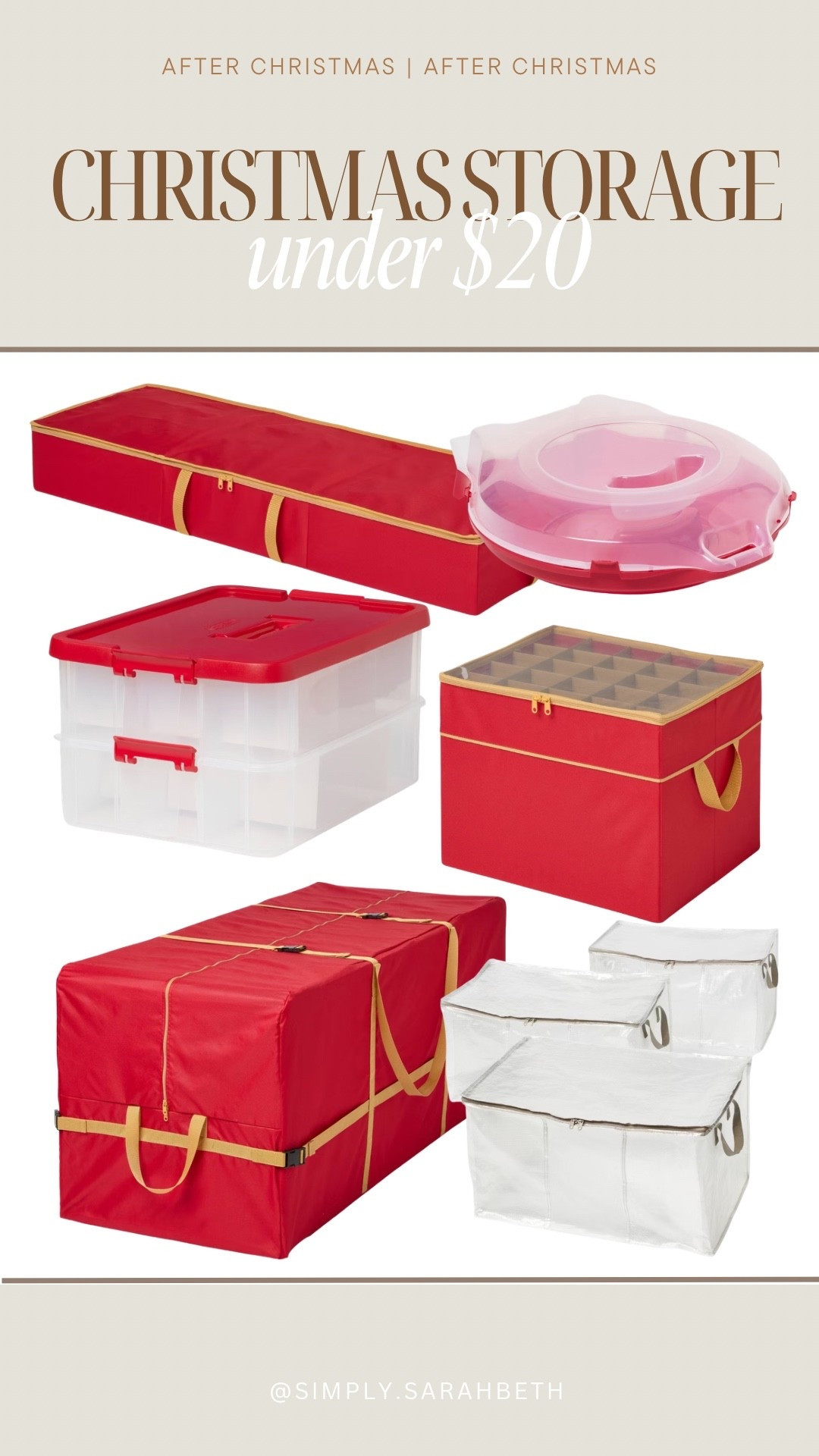 The best Christmas storage all for under $20!

#LTKHoliday