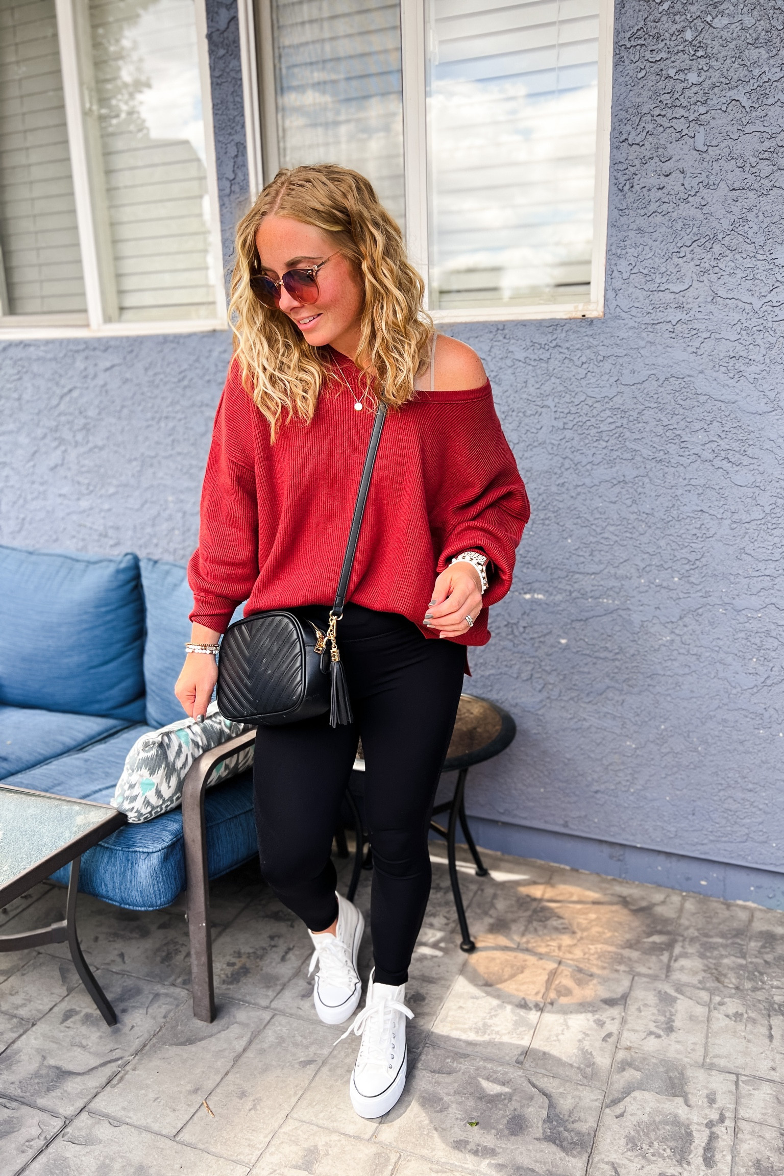 Fall outfit ideas 🍂 with an oversize sweater, faux leather leggings, high top platform, converse sneakers, and black quilted Crossbody bag. Overall everything fits true to size. Consider sizing up one in the sweater for more of an oversize free people fit.


Fall outfits | Fall fashion | size 4-6 | amazon fall finds | amazon handbags | amazon deals | amazon on sale | fall outfit Inspo | casual fall outfits | fall outfit ideas | fall favorites | fall boots | fall outfits 2023 | fall shoes | fall fashion 2023 amazon | casual fall outfits | outfit inspo | outfit ideas | pumpkin patch outfit 


#LTKfindsunder50 #LTKitbag #LTKstyletip