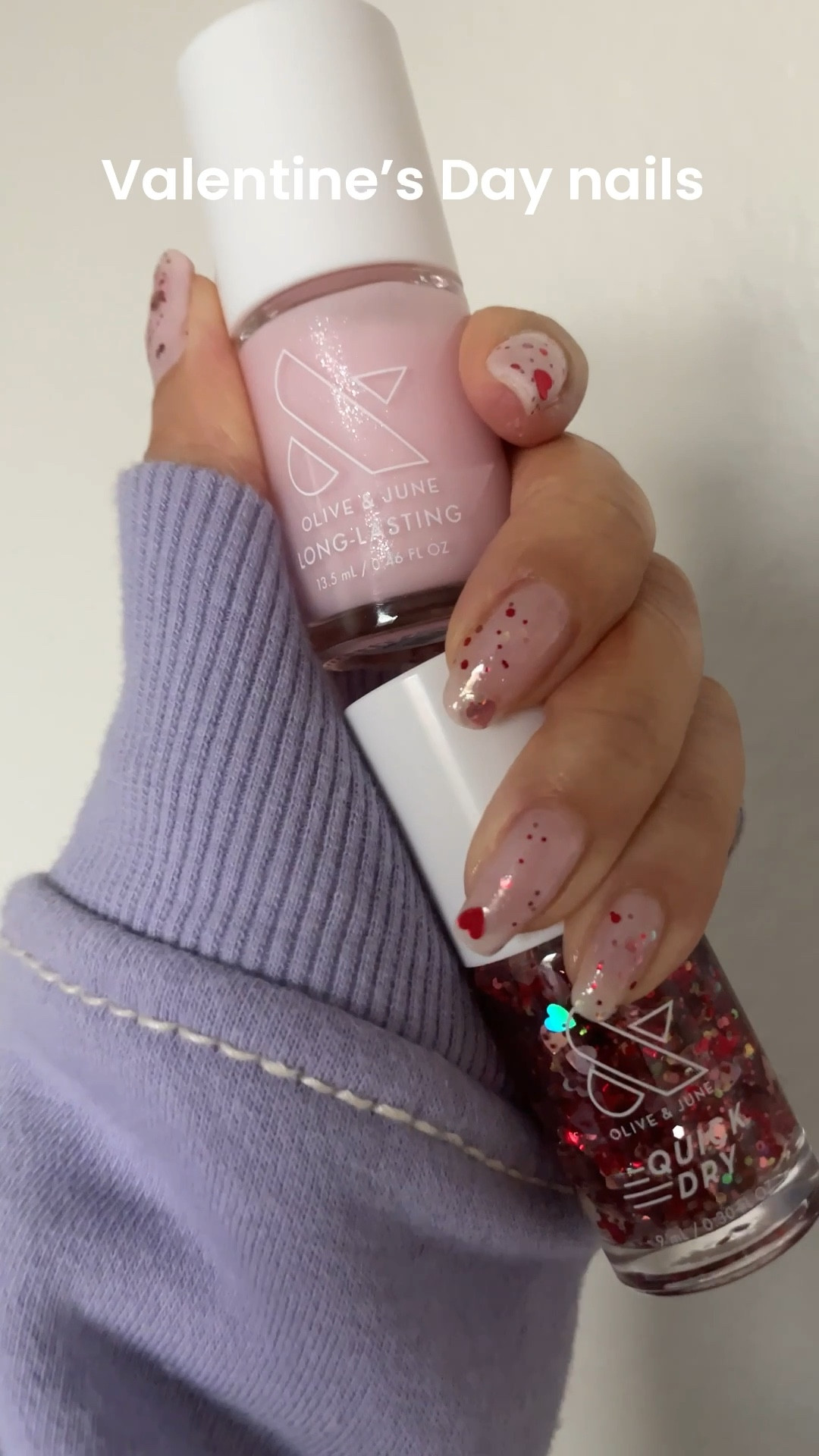 Easy DIY Valentine’s Day nails 💅 

Galentine’s Day nails  💅 ￼NEW Olive & June nail polishes

#LTKBeauty #LTKgrwm #LTKValentine