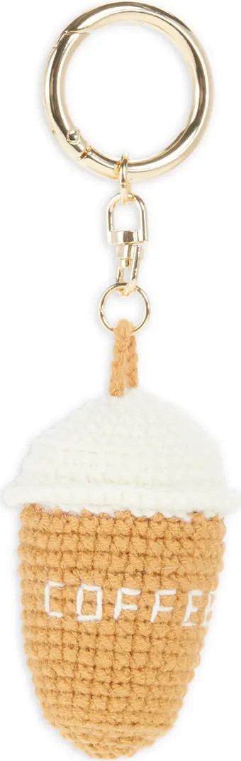 Crochet Coffee Cup Bag Charm | Nordstrom Rack