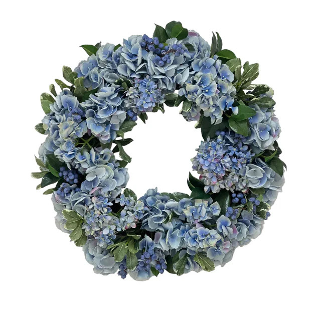 Hydrangea Berry Faux Wreath | Cailini Coastal