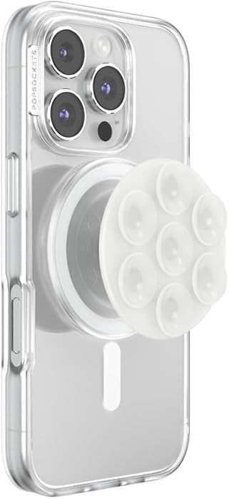 PopSockets Suck-Up™ Suction Grip & Stand, 3-in-1 MagSafe Phone Mount for iPhone, Strong Hold on... | Amazon (US)