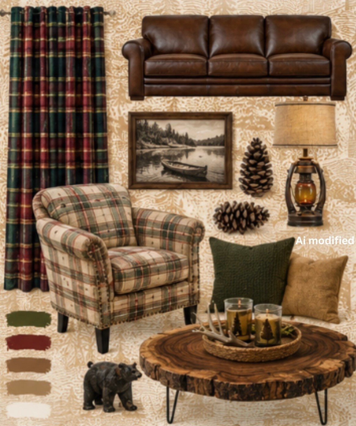 Rustic cabin living room| Cozy lodge decor inspiration

#LTKHome #LTKmomlife #LTKSeasonal