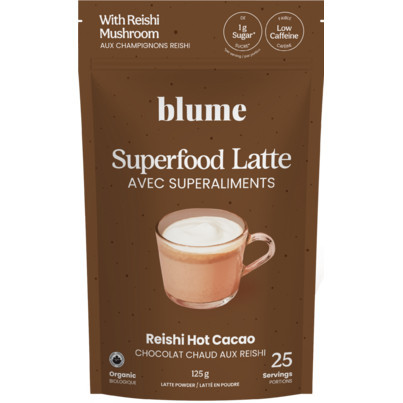 Blume Superfood Reishi Hot Cacao Latte Mix | Well.ca