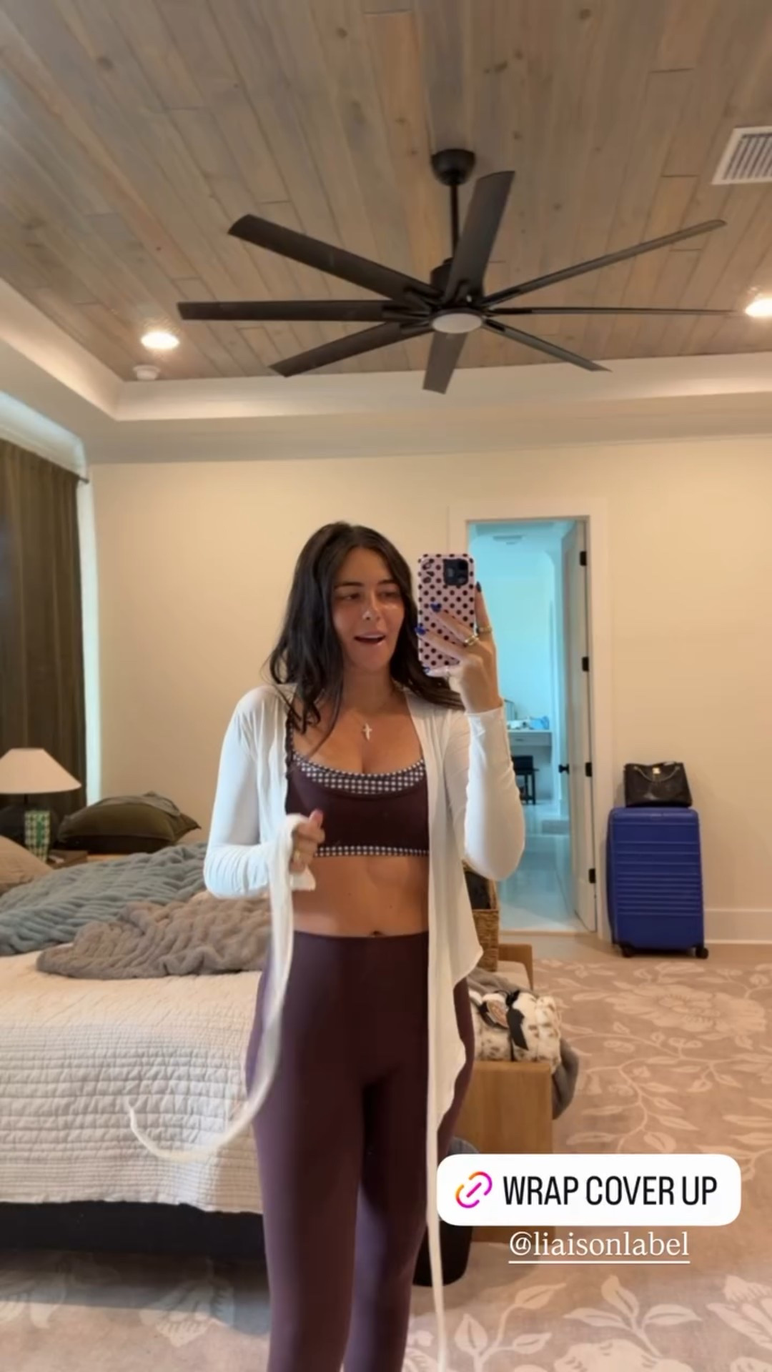 this wrap top from liaison is perfect to throw on before, after, or during a workout! especially living in a hot state like florida, it’s super lightweight and feels like butter. my whole workoitworkout look is liaison!

#LTKActive #LTKStyleTip #LTKFindsUnder100