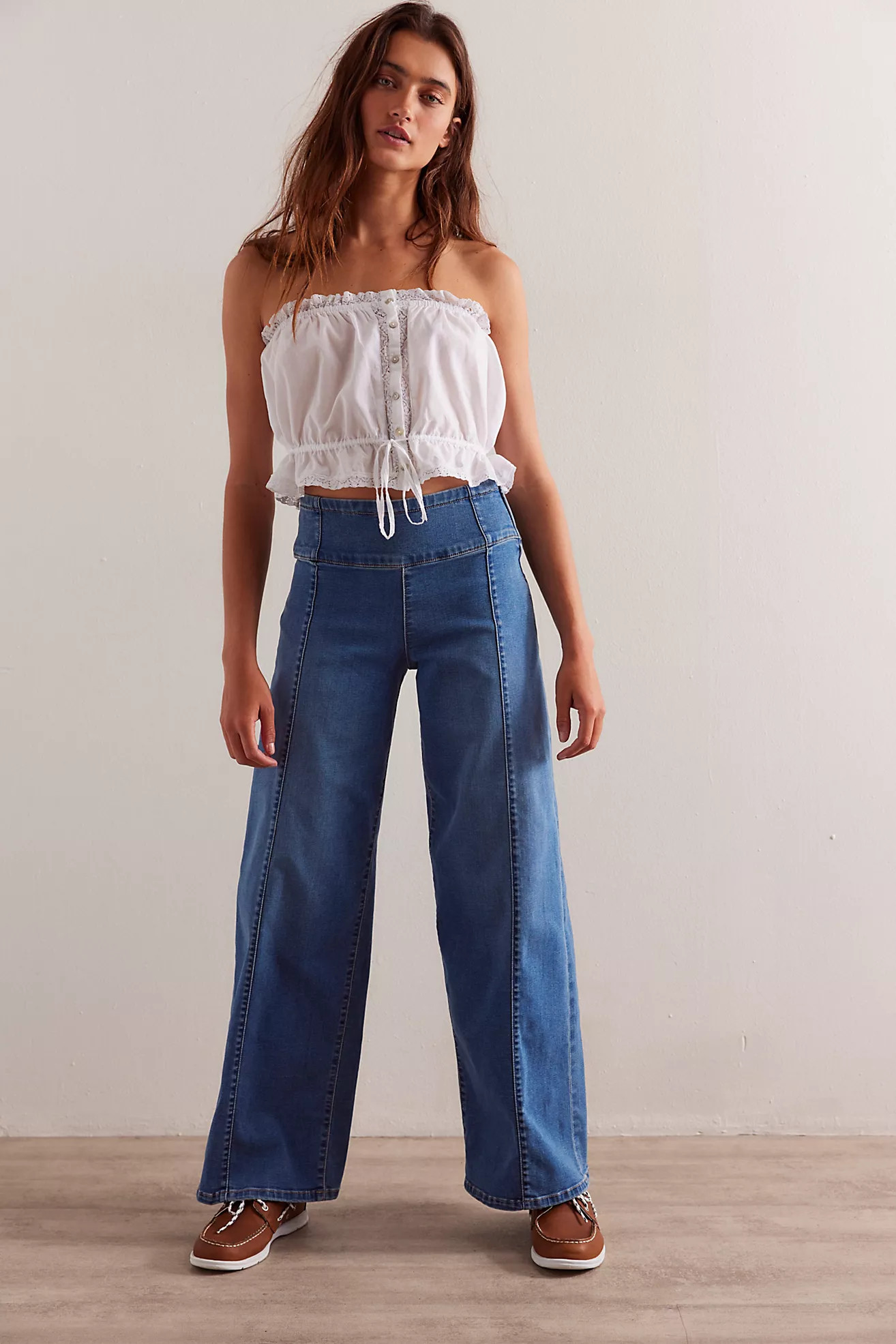 We The Free Spotlight High-Rise Wide-Leg Jeans | Free People (Global - UK&FR Excluded)