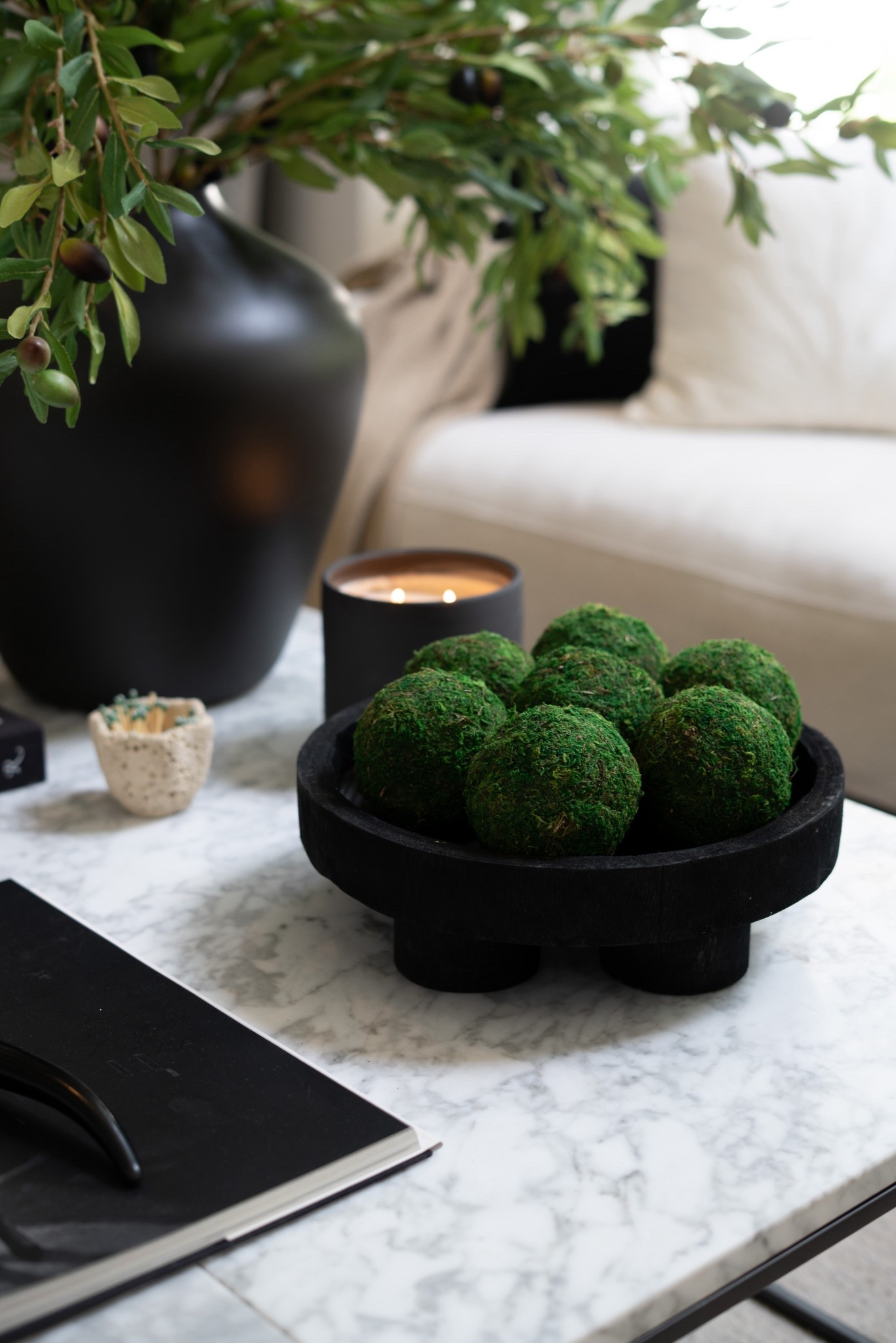 Oh my gosh, let’s talk about moss for a second because I am absolutely obsessed! Moss and moss balls are such an easy, genius way to bring a pop of organic, natural texture into your home. They add this fresh, earthy vibe that feels so effortless and totally modern organic — no watering or fuss required! I love styling them in sculptural bowls, layering them on top of stacked coffee table books, or even popping them into a simple vase. It’s that perfect little dose of greenery that makes a space feel alive, curated, and calm. Trust me, moss is a total design game-changer!


#LTKHome #LTKStyleTip #LTKSeasonal