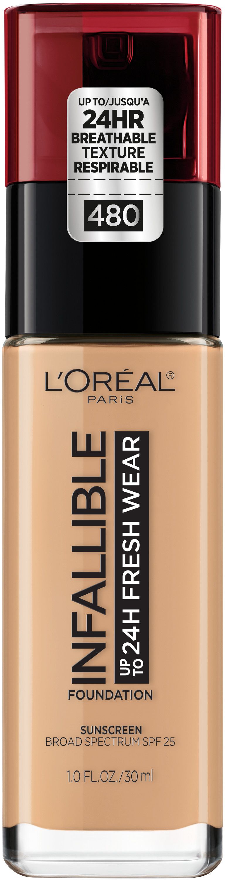 L'Oreal Paris Infallible 24 Hour Fresh Wear Foundation, Lightweight, Radiant Sand, 1 fl. oz. | Walmart (US)