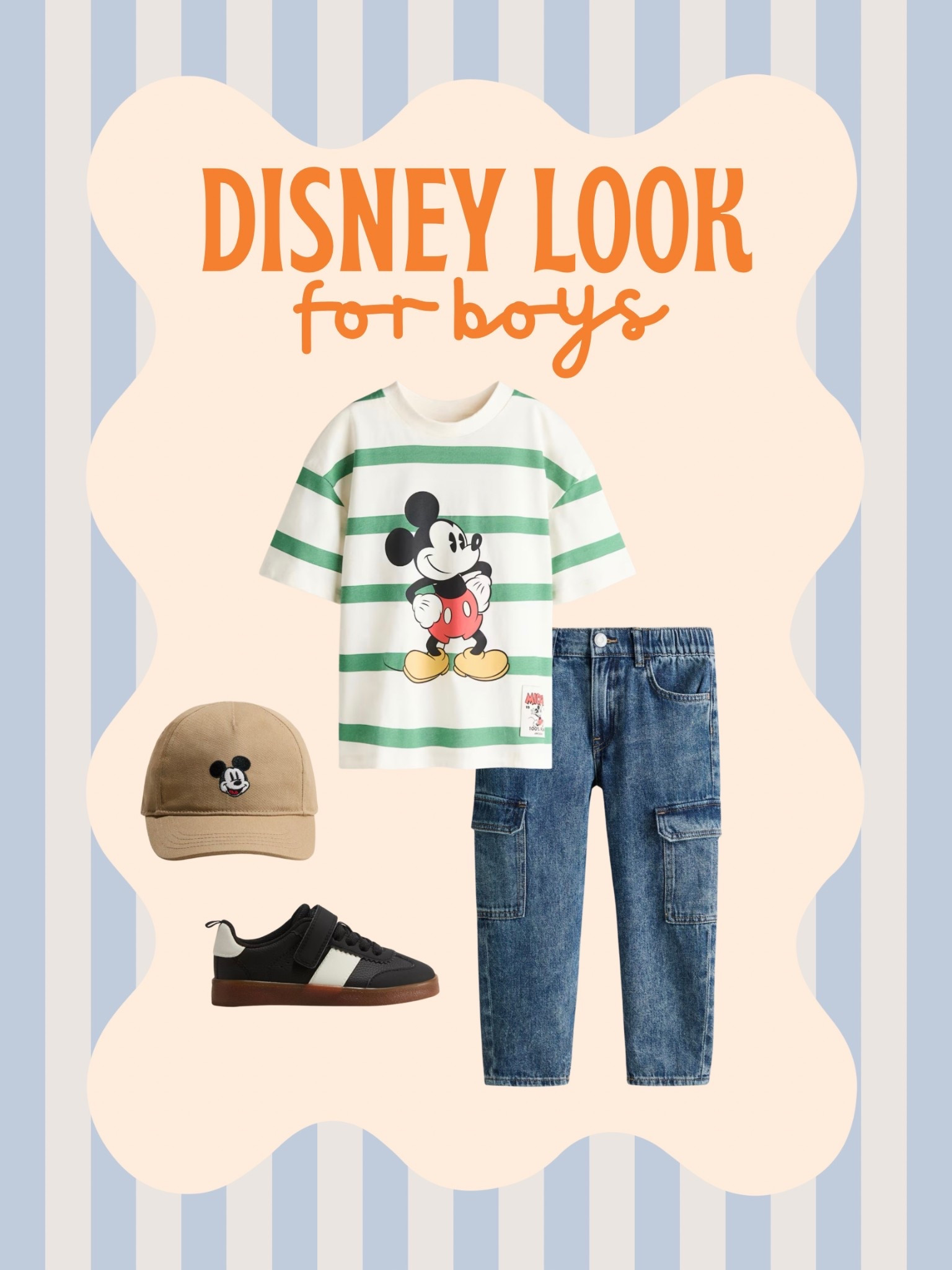 We’re taking the kids to Disney this year, and I am already planning outfits 🫣

I LOVE the vintage Disney vibes, an this striped Mickey tee is so perfect! I’m definitely grabbing this whole look for my son!

Where are my Disney mamas at?! 

#LTKFindsUnder50 #LTKKids #LTKmomlife