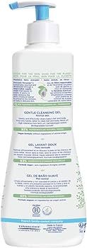 Mustela Baby Gentle Cleansing Gel - Baby Hair & Body Wash - with Natural Avocado fortified with V... | Amazon (US)