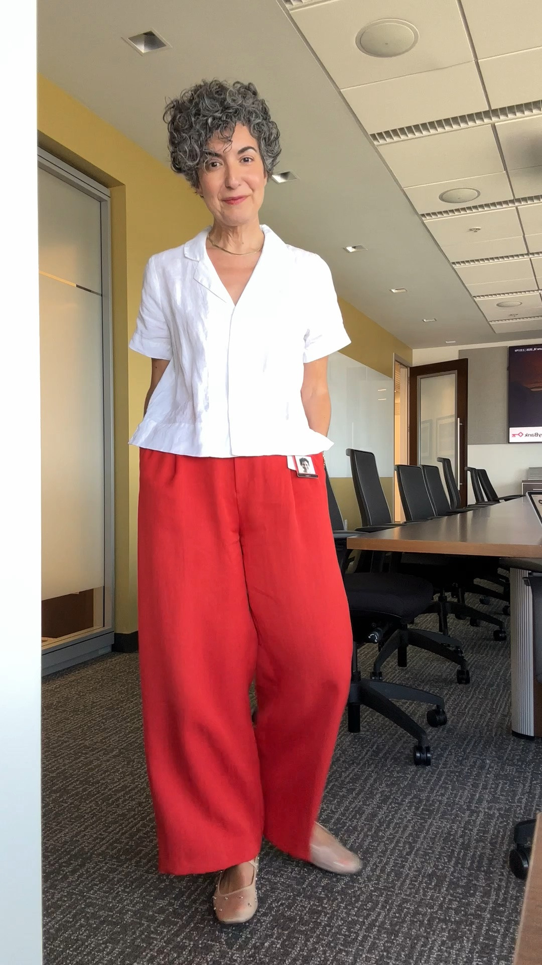 Thursday OOTD - wearing a small in linen blouse and 4 in pants. Shoes are older but I linked similar!

#LTKootd #LTKgrwm