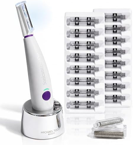 Michael Todd Beauty Sonicsmooth Pro+ Dermaplane Razor for Women Face + Eyebrow Trimmer Dermaplani... | Amazon (US)