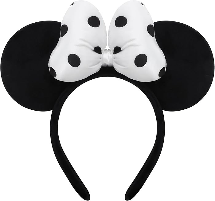 ODOCARE Handmade Mouse Ears Headband for Women and Ladies, Polka Dot Bow Mini Ears Costume Access... | Amazon (US)