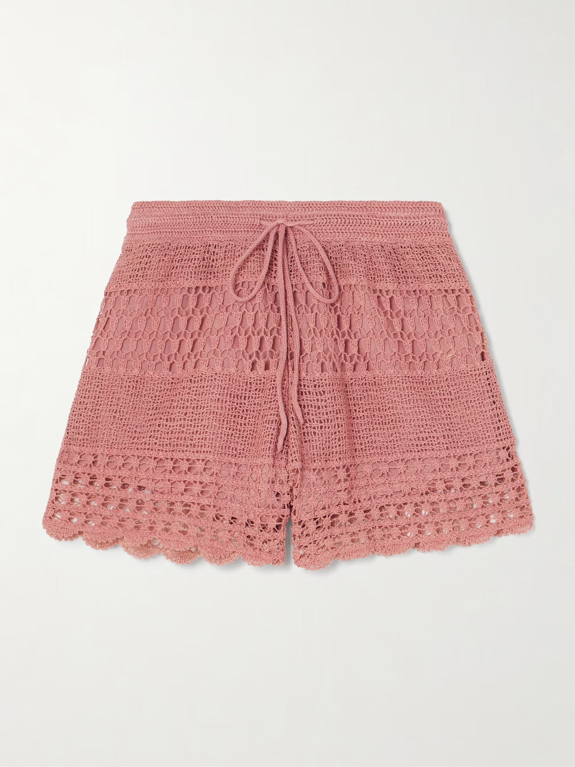 Wanderlust crocheted cotton-blend shorts | NET-A-PORTER APAC
