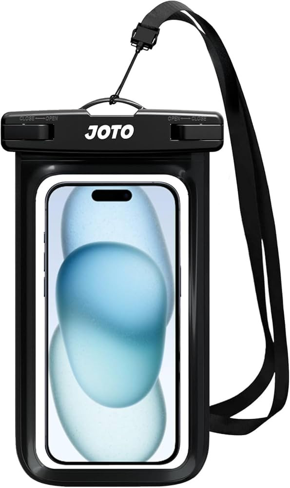JOTO Universal Waterproof Pouch Case for iPhone 16 15 14 13 Plus Pro Max, IPX8 Cellphone Dry Bag ... | Amazon (US)