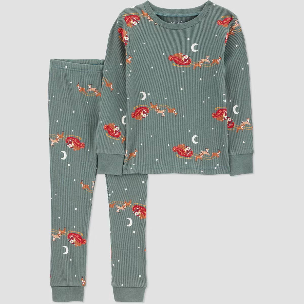 Carter's Just One You® Toddler 2pc Christmas Long Sleeve Cotton Pajama Set | Target