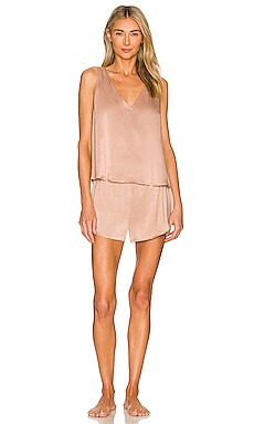 LUNYA Washable Silk Tank Set in Otium Tan from Revolve.com | Revolve Clothing (Global)
