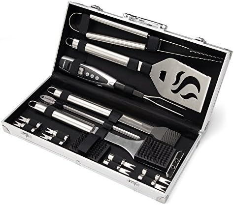 Cuisinart CGS-5020 BBQ Tool Aluminum Carrying Case, Deluxe Grill Set, 20-Piece | Amazon (US)