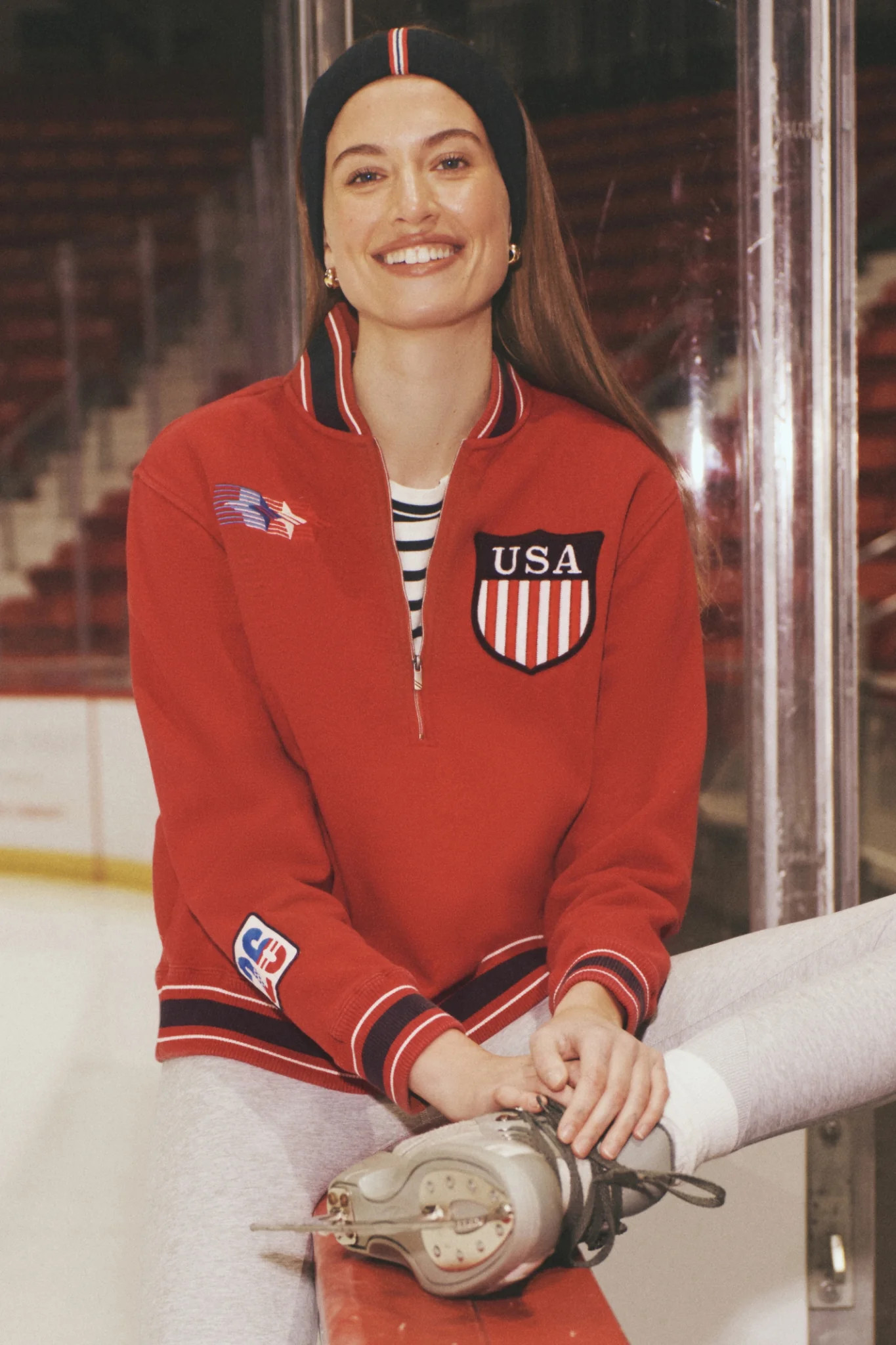 Red Shaun Quarter Zip | Tuckernuck (US)