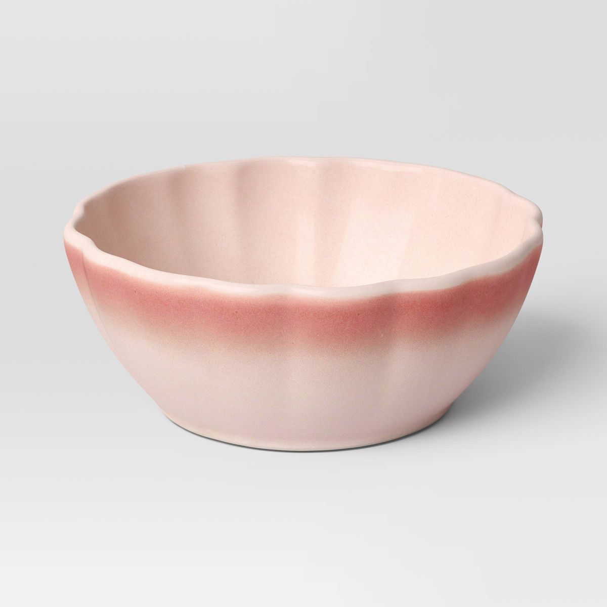 22oz Stoneware Dinner Bowl Pink - Threshold™ | Target