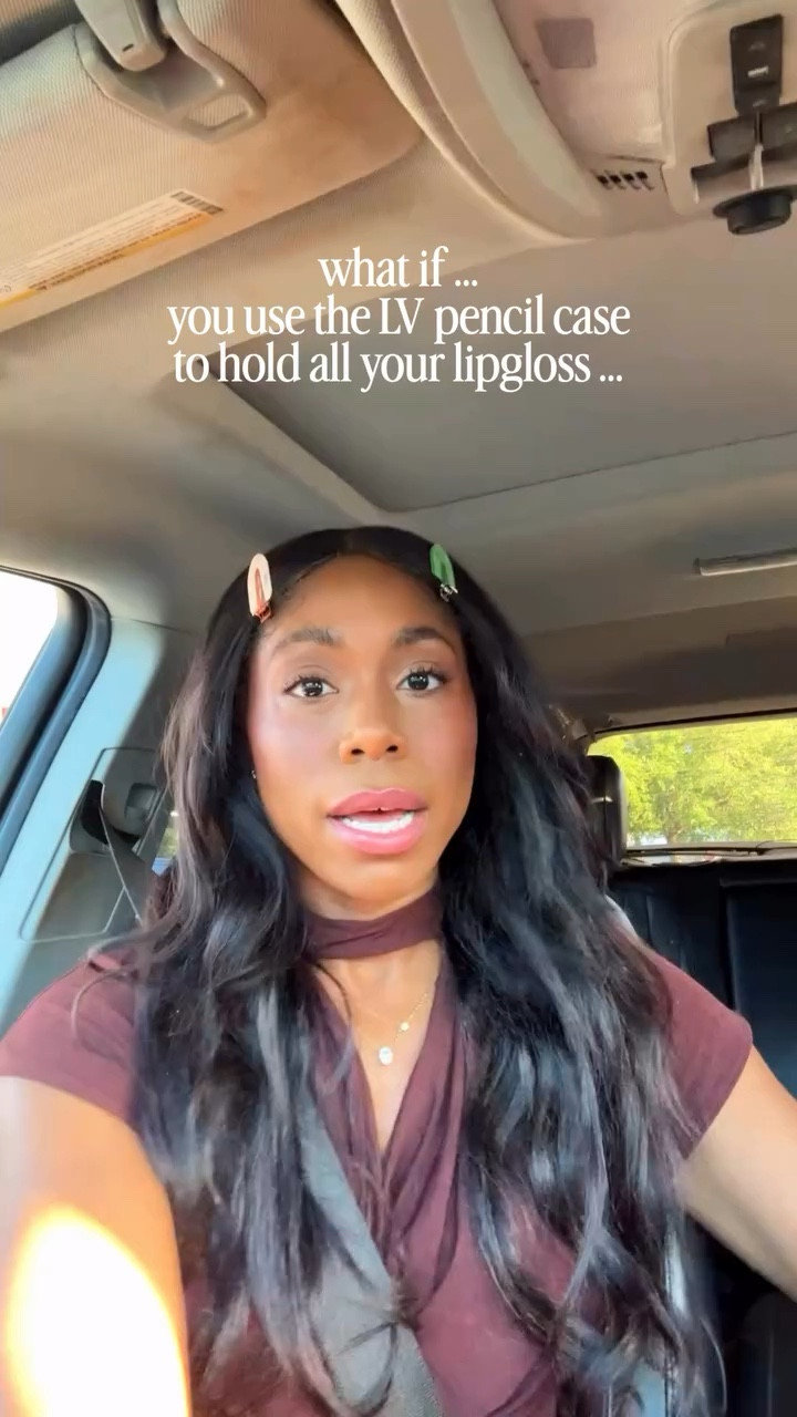 pencil case?? more like luxe lip gloss case 💄

Who told Louis Vuitton this was for pencils?? because clearly she’s holding my entire lip combo rotation 😍👀

I fit way more than expected… like full glam touch-up on the go. 

Comment GLOSS and I’ll send the link/details for my favorite lippies and pencil cases at every price point 

lip gloss holder, lv pouch, whats in my bag, luxury everyday, makeup organization