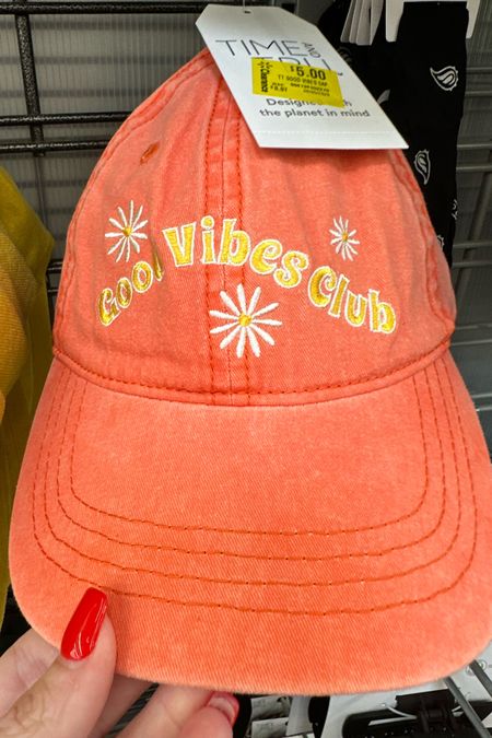 Good Vibes club hat baseball cap from Walmart. 
Walmart Clearance

#LTKunder50 #LTKsalealert #LTKFind