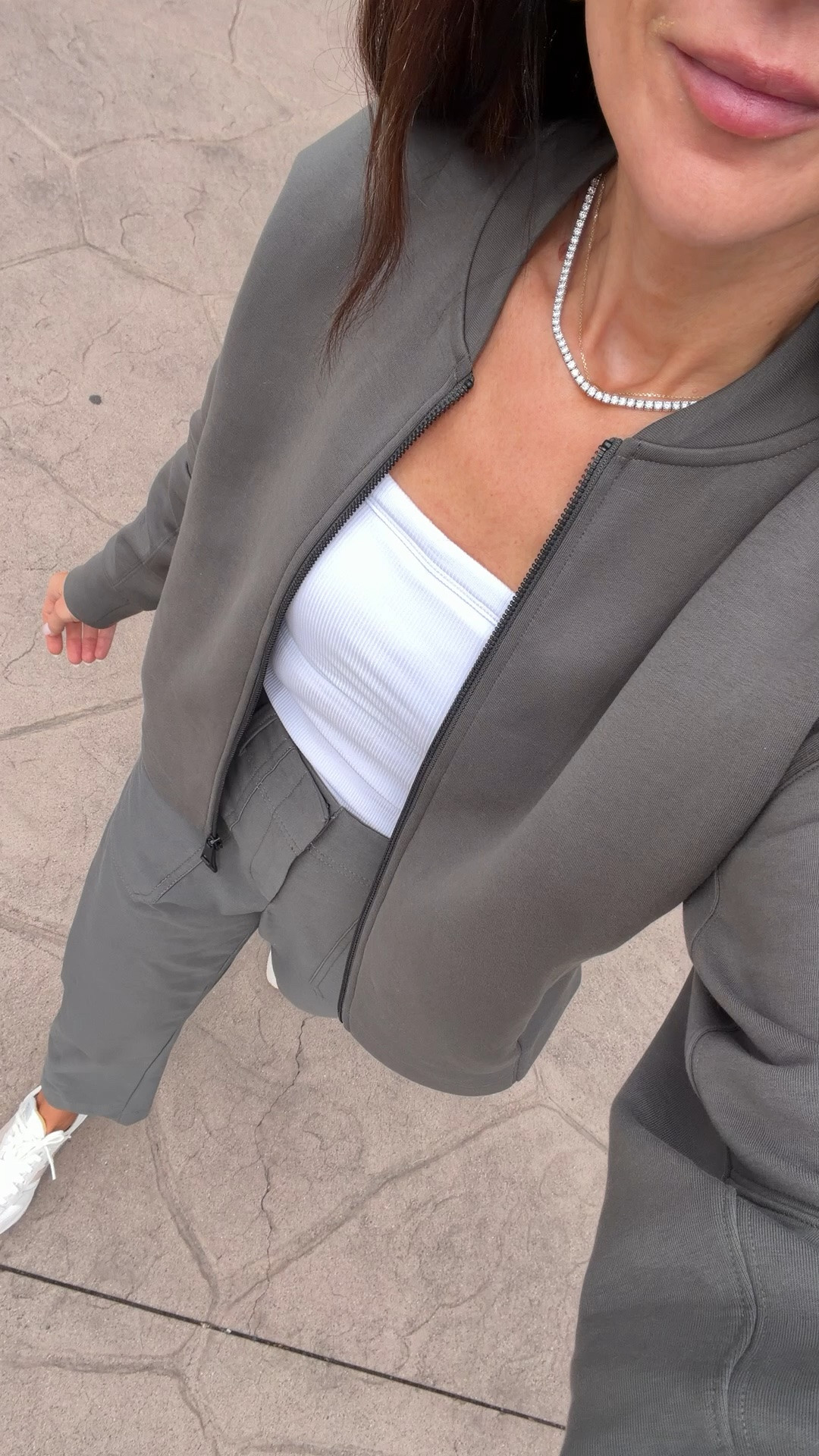 Travel outfit I’m wearing Xs in jacket/ sweatshirt, 0 in pants 40% off

#LTKootd #LTKOver40 #LTKSaleAlert