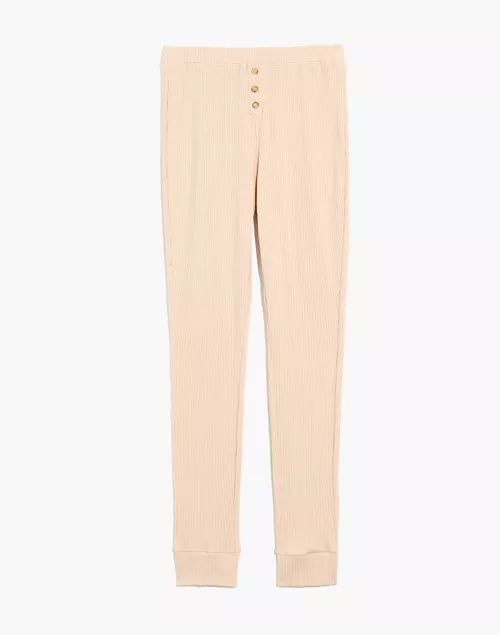 Ribbed Knit Slim Pajama Pants | Madewell