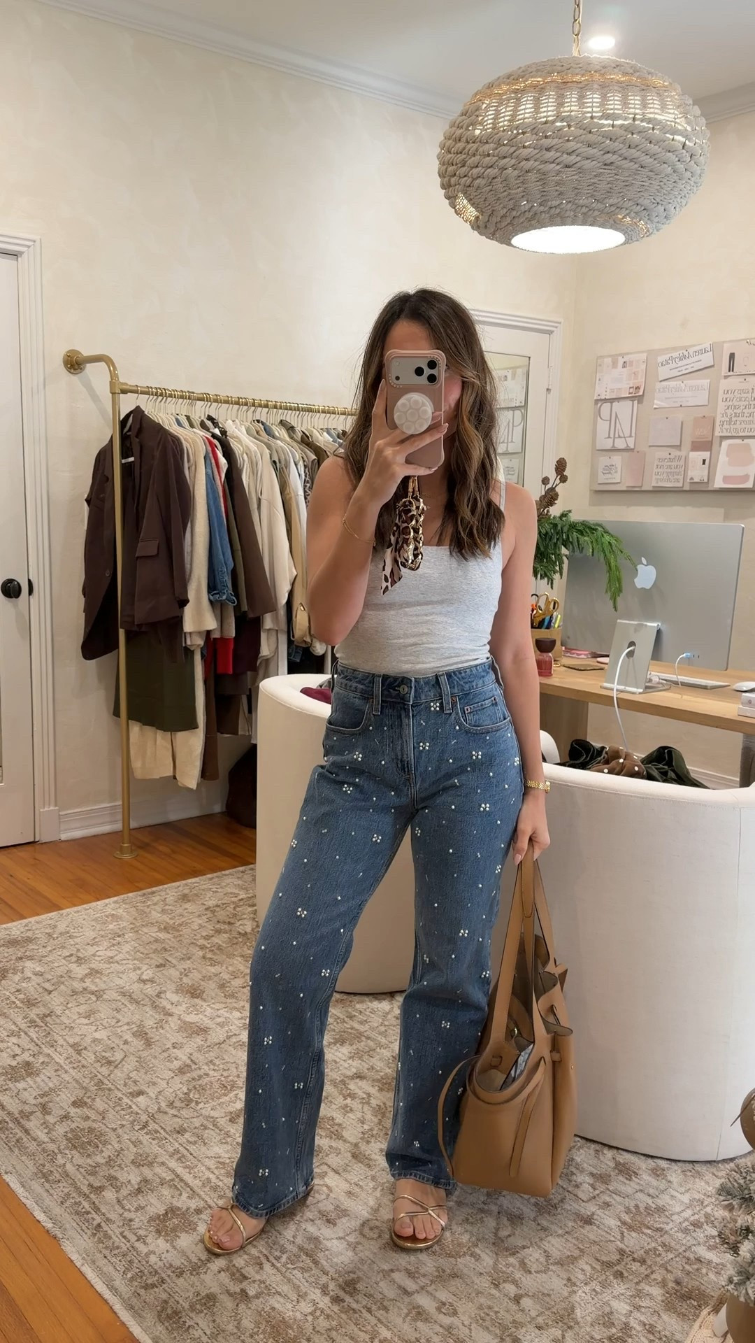 Size xs tank and 25 short jeans! 

#LTKPetite #LTKootd