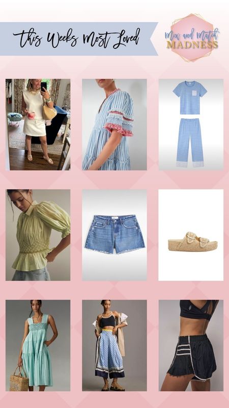 Happy Friday! This weeks most loved items are great spring/summer pieces that will last you through the heat of the summer 

#LTKfindsunder100 #LTKover40 #LTKworkwear