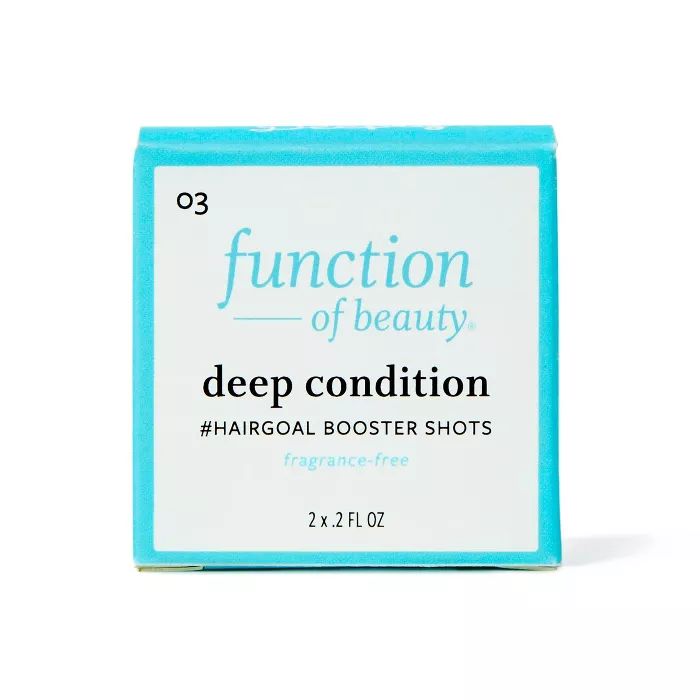 Function of Beauty Deep Condition #HairGoal Booster Shots with Apple Extract - 2pk/0.2 fl oz | Target
