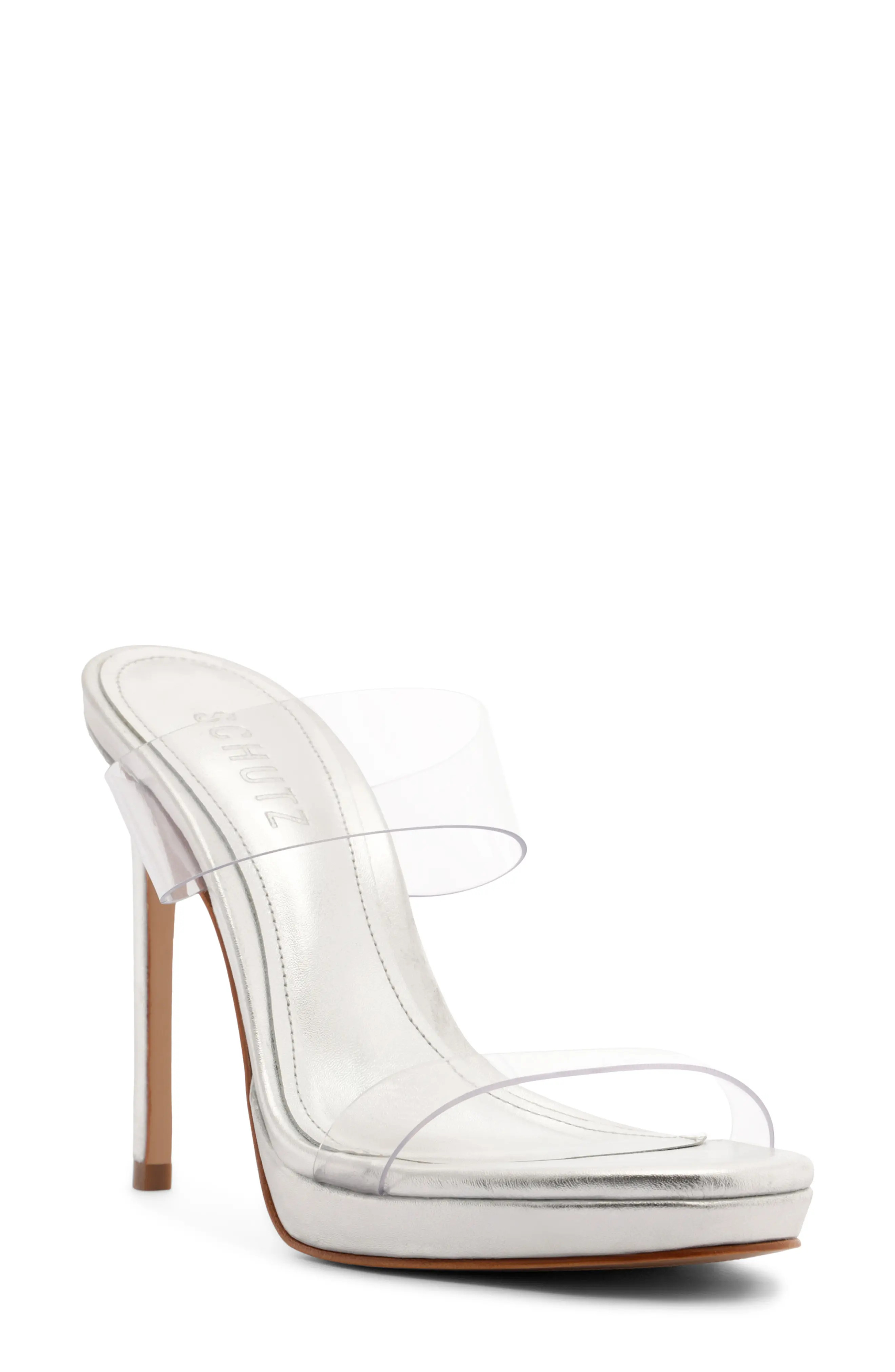 Schutz Ariella Platform Sandal in Sugar White at Nordstrom, Size 10 | Nordstrom
