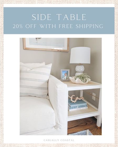 My living room side table is now 20% off with free shipping when you use code CHEERS! Most Serena & Lily sales are 20% off but rarely include free shipping so now is an ideal time to buy. The free shipping alone will save you a bundle!
-
home decor, coastal decor, beach house decor, beach decor, beach style, coastal home, coastal home decor, coastal decorating, coastal house decor, home accessories decor, coastal accessories, coastal living room, coastal family room, living room decor, couch pillows, couch pillow covers, sofa pillow cover, blue and white pillows, blue & white pillows, throw pillows couch, 18x18 pillow covers, 18x18 throw pillows, 20x20 pillow covers, 20x20 pillow covers, coastal art, coastal artwork, beach art, beach artwork, wall art large, wall decor living room, artwork for home, large artwork, pottery barn decor, neutral home decor, coffee table books blue, coffee table books coastal, blue and white coffee table books, decorative objects, driftwood, driftwood branch, driftwood decor, grapewood branch, grapevine, 8x10 rugs, blue and white home, blue and white decor, blue & white home, blue & white decor, living room rugs, bedroom rugs, coastal rugs, rectangle rugs, rectangular rugs, denim rugs, blue and white rugs, rugs with blue, serena and lily textured rug, 5x7 rugs, 6x9 rugs, 9x12 rugs, 11x14 rugs, 12x18 rugs, blue and white rug, serena & lily rugs, ryder rug, ryder denim rug, ryder denim, end tables, end table decor, living room end tables, living room end table decor, living room side tables, living room side table decor, coastal end tables, coastal side tables, white living room side table, white side tables, white end tables, square side tables, square end tables, serena & lily side table, serena and lily side table, serena and lily living room, cabot side table, white couches, white couches living room, willow sofa, crate and barrel sofa, crate and barrel willow, slipcover sofa, slipcover couches, living room furniture

#LTKsalealert #LTKstyletip #LTKFind