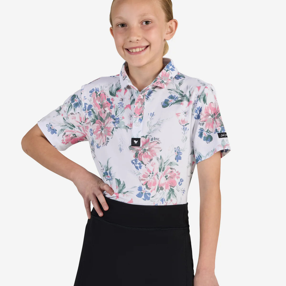 Youth Polo - Spring Showers | Bad Birdie Golf