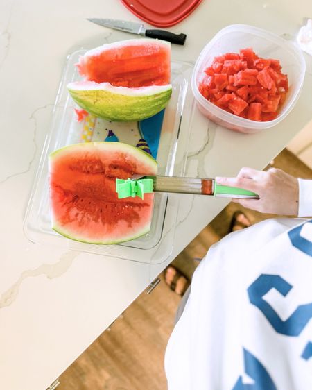 This watermelon chopper is a must have for summer! It cuts the perfect size bite! 

Amazon gadgets, summer must haves, summer party, Amazon kitchen, kitchen gadgets, kitchen finds, watermelon slicer Amazon, amazon kitchen, Amazon home, Amazon must haves, Amazon finds, amazon favorites, Amazon home finds #amazon #amazonhome

#LTKFindsUnder50 #LTKSeasonal #LTKHome