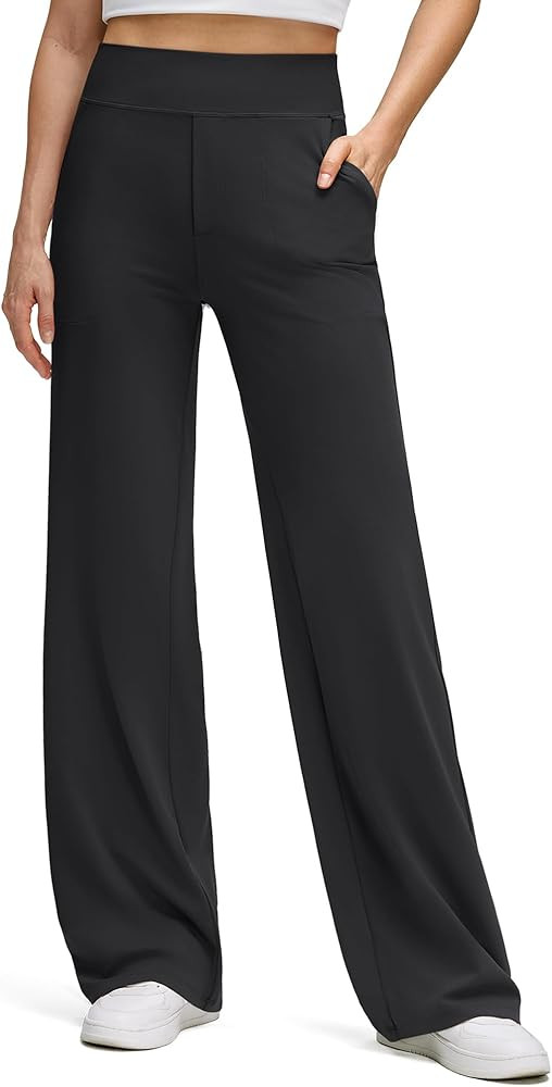 G4Free BareFeel High Stretch Wide Leg Pants for Women Soft Comfy Casual Yoga Pants with Pockets P... | Amazon (US)