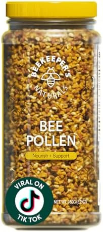 Beekeeper's Naturals - 100% Raw Bee Pollen Granules, Natural Preserved Enzymes, Source of Vitamin... | Amazon (US)