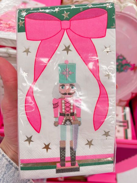 Pretty pink Christmas holiday napkins 


#LTKhome #LTKHoliday #LTKSeasonal
