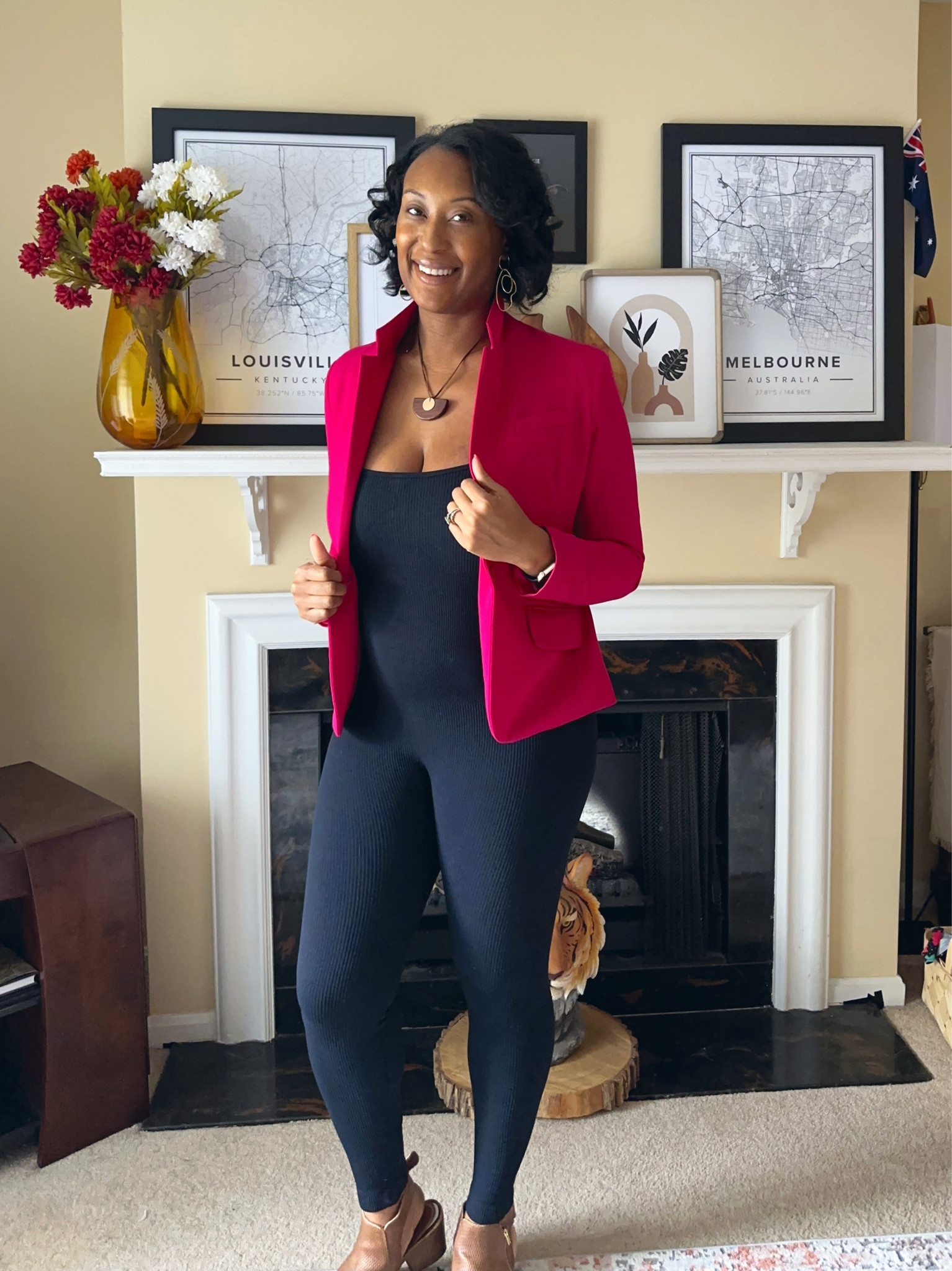 Blazer | pink blazer | jumpsuit | dress the bump | 

#LTKbump #LTKSpringSale #LTKfindsunder50