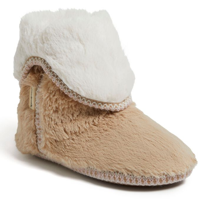Women's Beth Faux Fur Foldown Bootie | Dearfoams