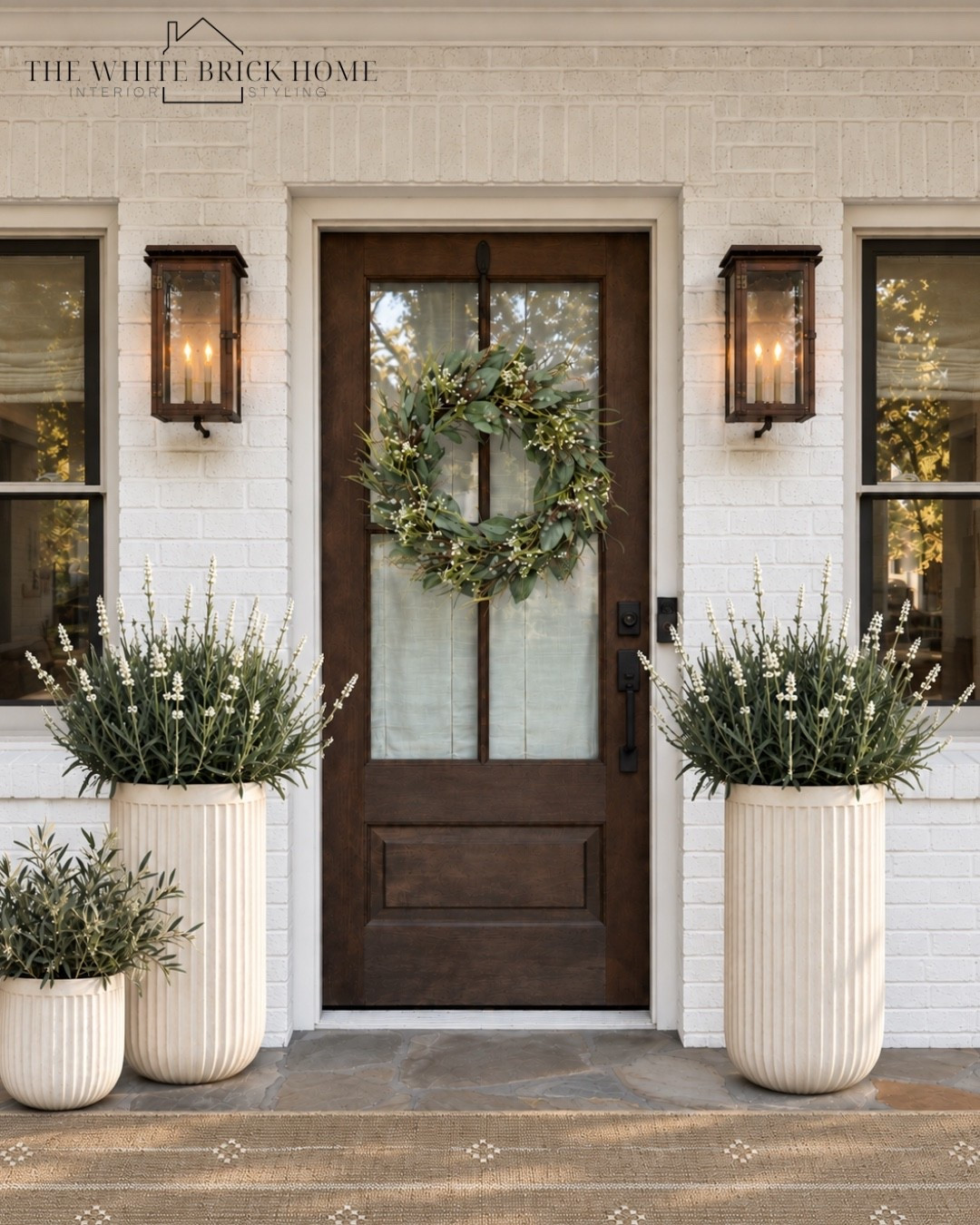 Statement planters with airy greenery bring effortless texture, height, and polished designer finish to any entryway or porch. 

Front door, front door wreath, planters, front porch ideas, front porch decor

#LTKHome #LTKSeasonal #LTKSaleAlert