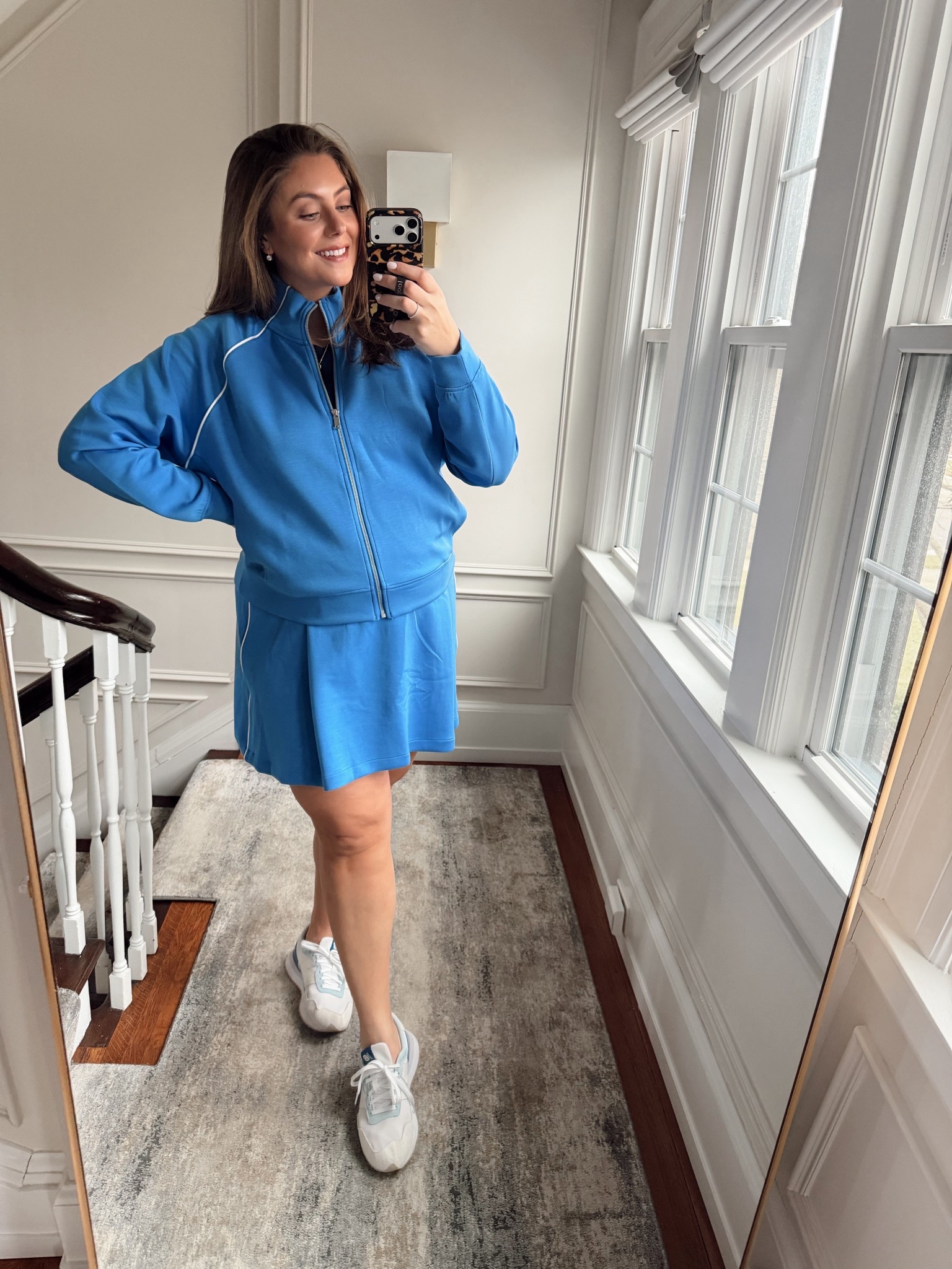 Spring outfit - wearing size 2X in jacket & 1X in skirt. Use CARALYN15 on your first order at @Spanx 

#LTKMidsize #LTKActive #LTKSeasonal