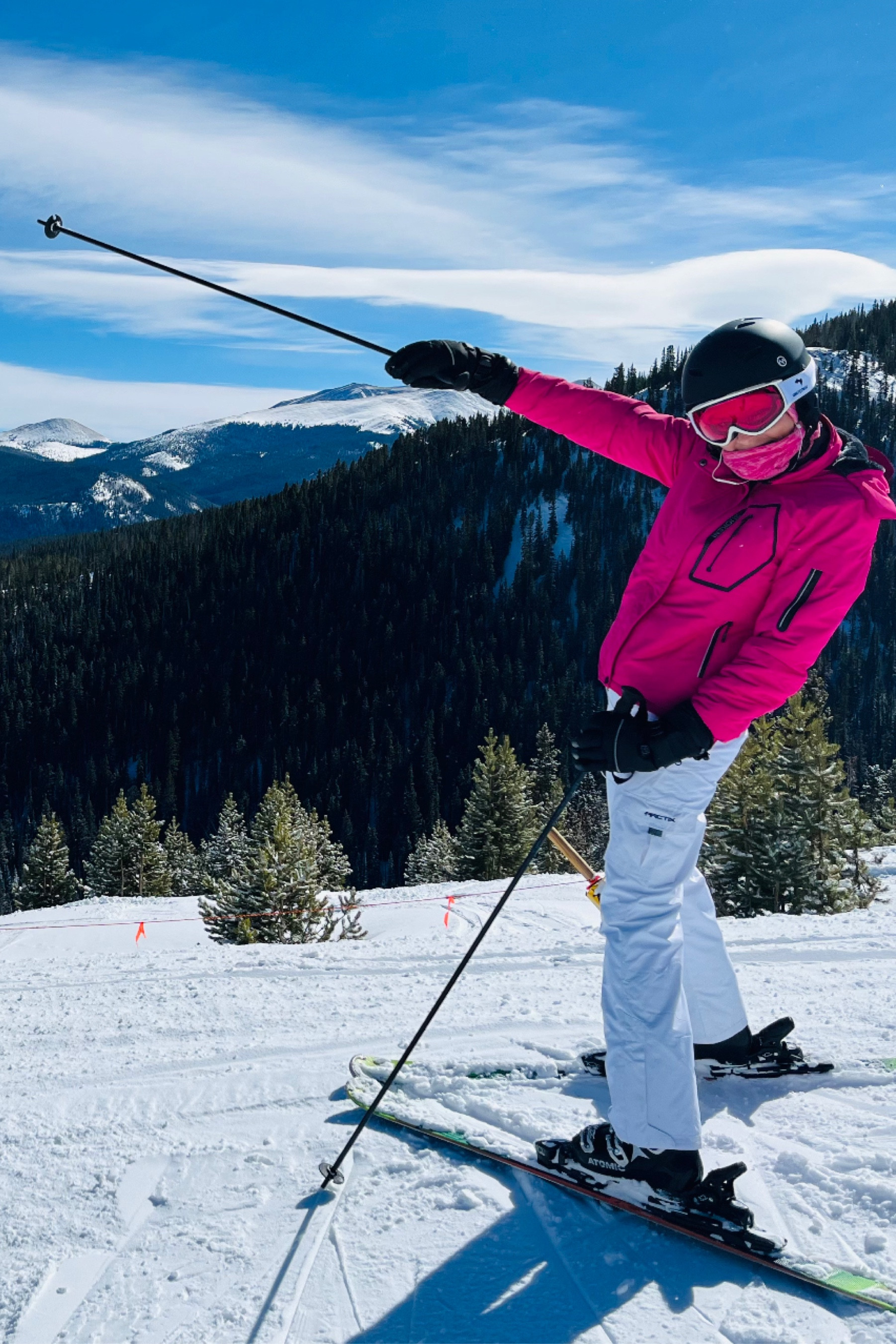 Ski trip to Colorado! Fun colors on the slopes💖 
Helmet: M
Pants: XS Tall
Jacket: S

#ski #skiing #slopes #colorado #mountains Ski Trip 

#LTKSeasonal #LTKsalealert #LTKHoliday