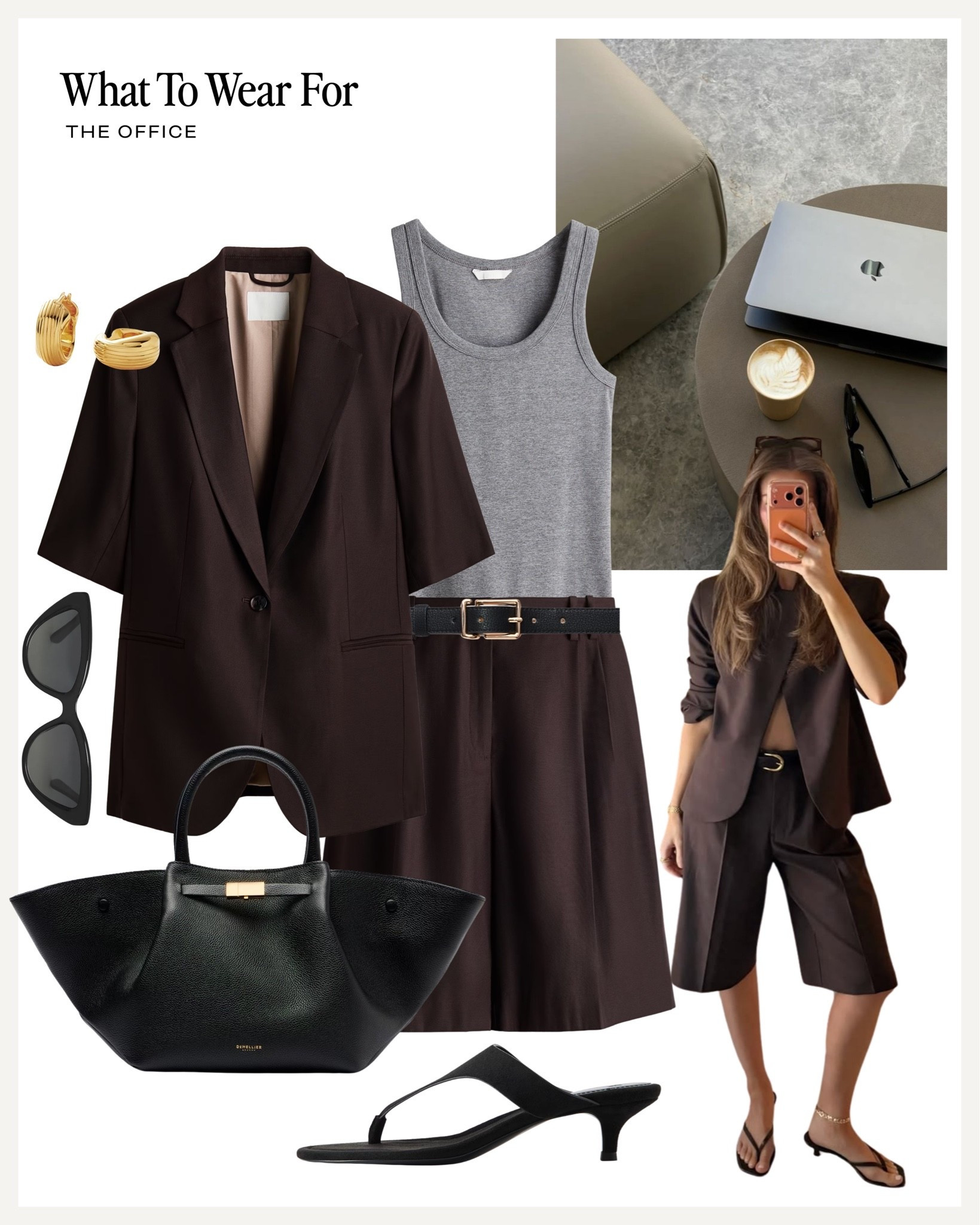 Styling chocolate brown for summer 🤎

#LTKsummer #LTKworkwear